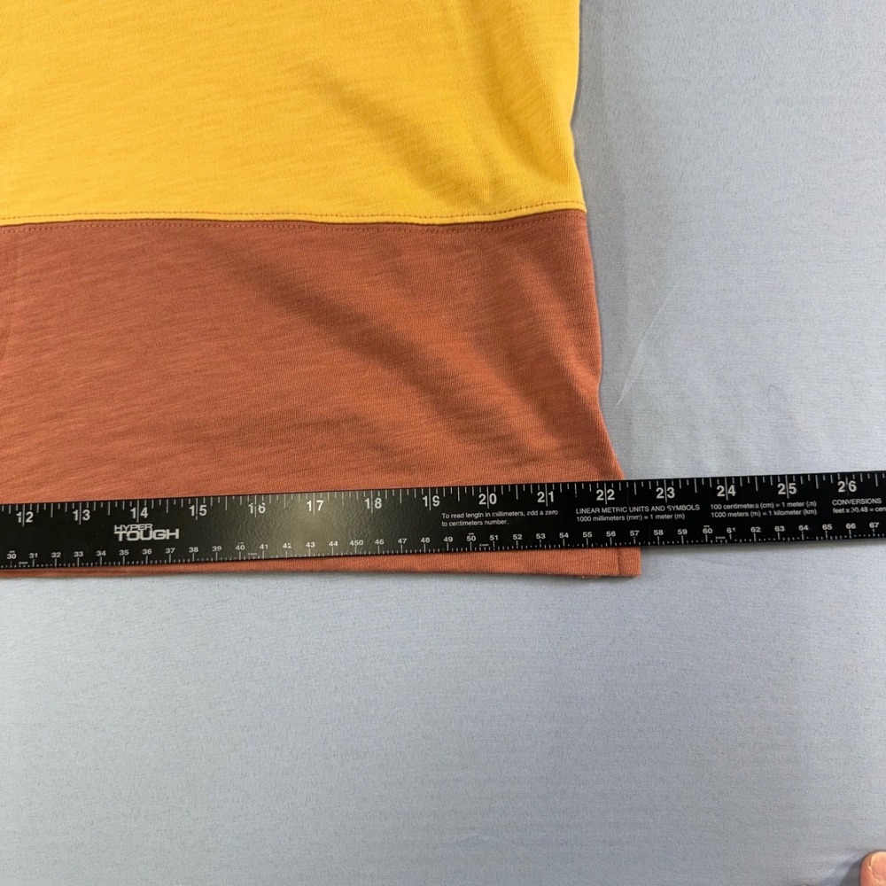 Madewell Mens Large Colorblock Rugby Shirt Organic Cotton Short Sleeve NJ797 L - Picture 8 of 16
